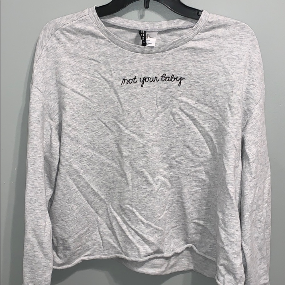 Not your baby crop top